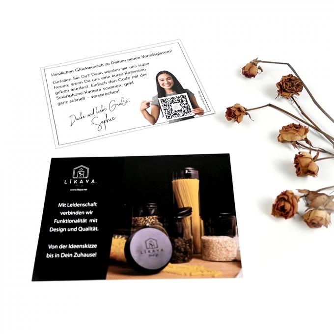 Carte postale rose pour les petites entreprises 3