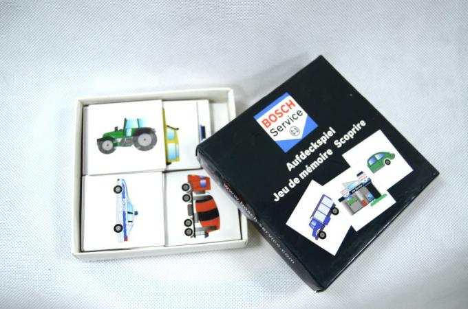 Des modèles personnalisés Voiture de transport Mémo éducatif Jeux de cartes pour les jeunes et les enfants en taille personnalisée 3