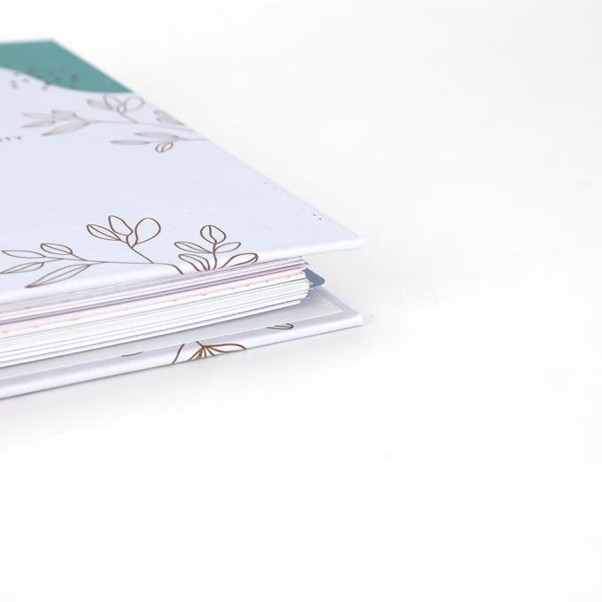 Planificateur de cahier imprimé sur mesure Remplissez A5 Planificateur quotidien mensuel Couverture dure Taille variable 8