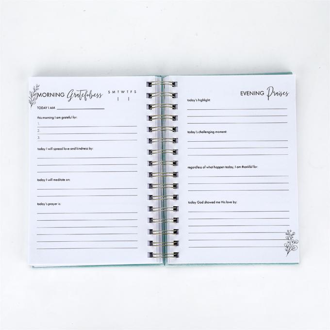 Journal quotidien Carnet de bord d'impression Carnet de bord pour cadeaux avec 4c Offset 5