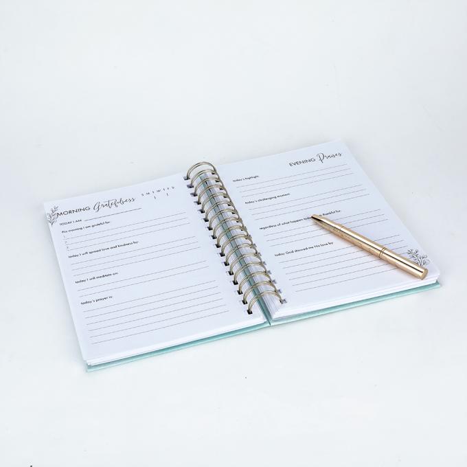 Journal quotidien Carnet de bord d'impression Carnet de bord pour cadeaux avec 4c Offset 6