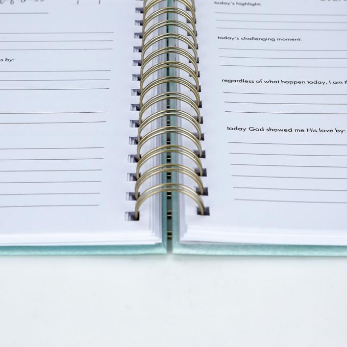 Journal quotidien Carnet de bord d'impression Carnet de bord pour cadeaux avec 4c Offset 7