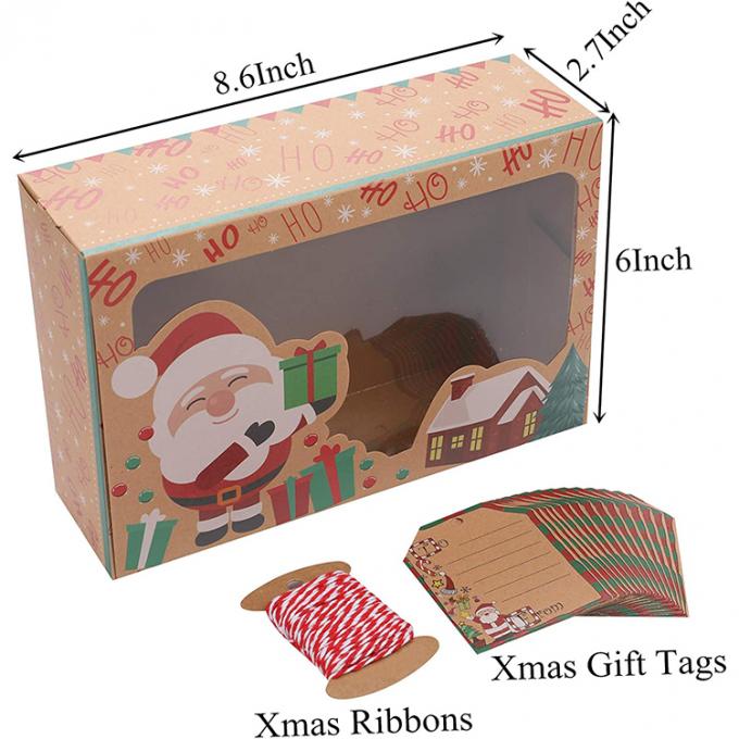 Des gâteaux de Noël des biscuits des chocolats et d'autres boîtes d'emballage imprimées sur mesure pour les aliments 4