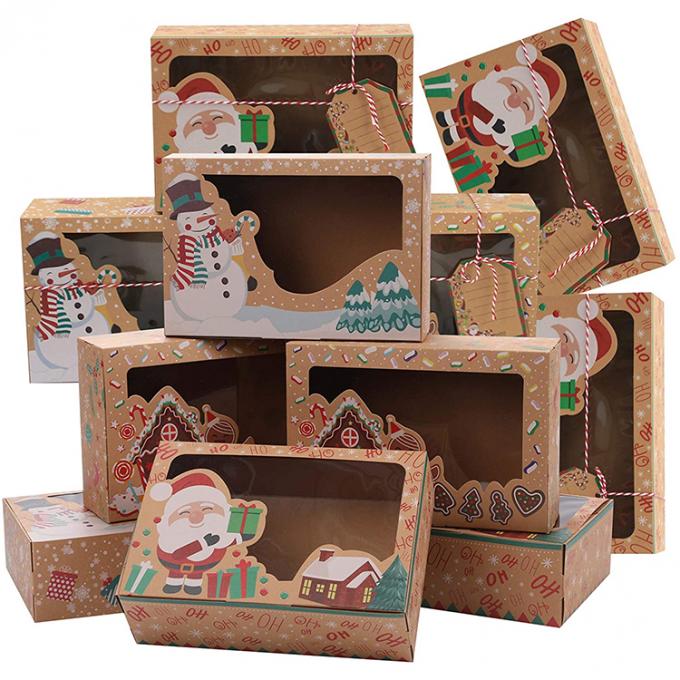 Des gâteaux de Noël des biscuits des chocolats et d'autres boîtes d'emballage imprimées sur mesure pour les aliments 5