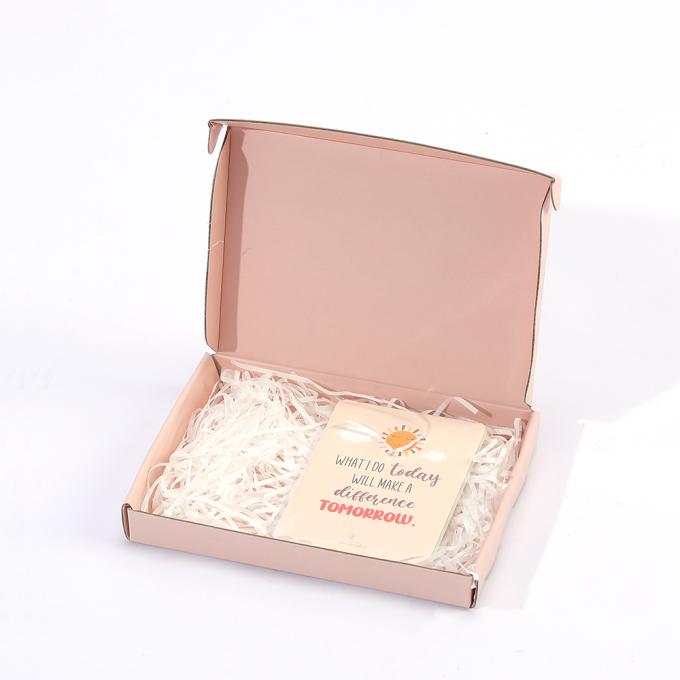 Carton ondulé Impression de logos personnalisés Emballage papier pliable Expédition Cartons de messagerie 6