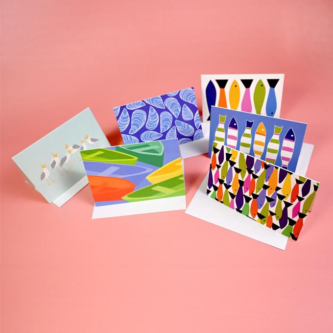 OEM plié Merci Carte Cartes de vœux Impression Servir Design personnalisé Avec enveloppe 9