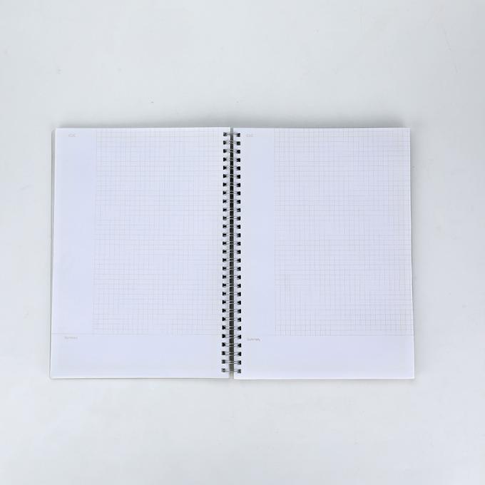 Logo personnalisé Papier de bureau étudiant en forme de spirale avec fermeture élastique 8