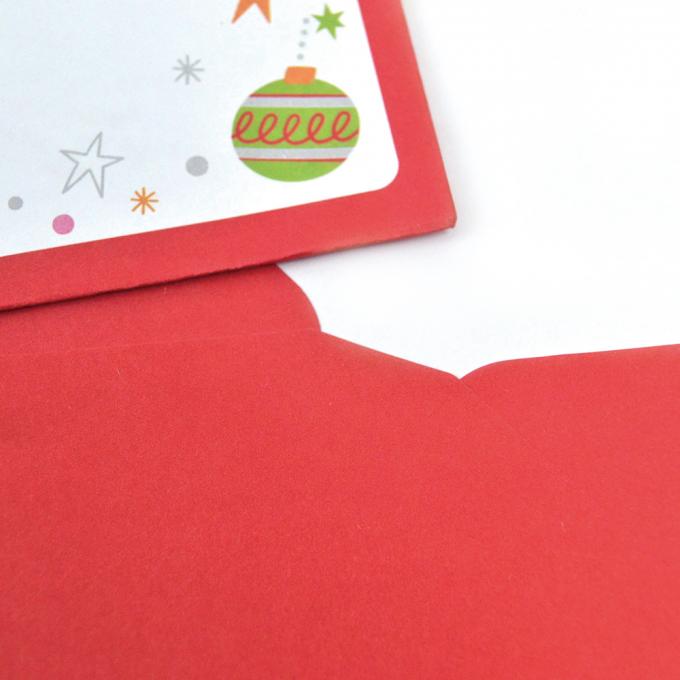 Enveloppes en papier moyen Impression de cartes de vœux colorées Enveloppes sur mesure 5