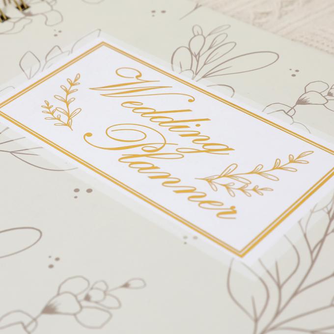 A4 A5 Spirale journal papier carnets de journaux de journaux de mariage planificateur pour les femmes 4