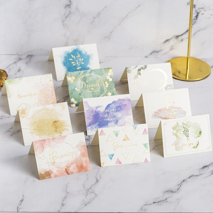 Carte de voeux de Noël Fleurs blanches séchées Des voeux cadeaux Carte de message pour la décoration de bricolage 6