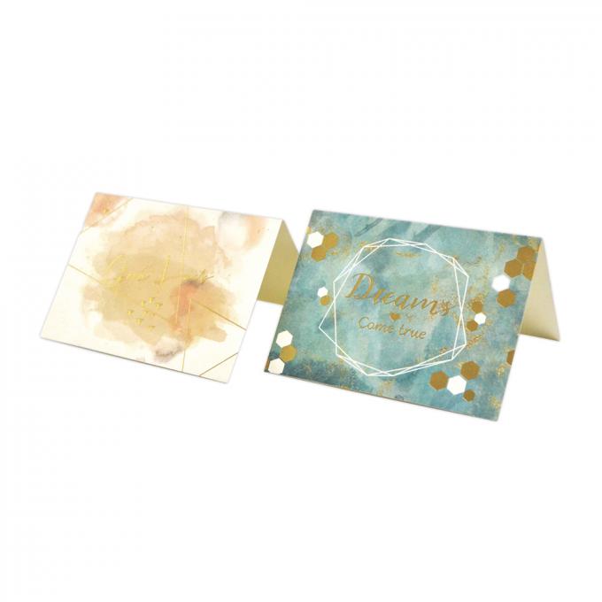 Petite entreprise personnalisée Cartes de remerciement Carte de vœux avec enveloppe et autocollants 6