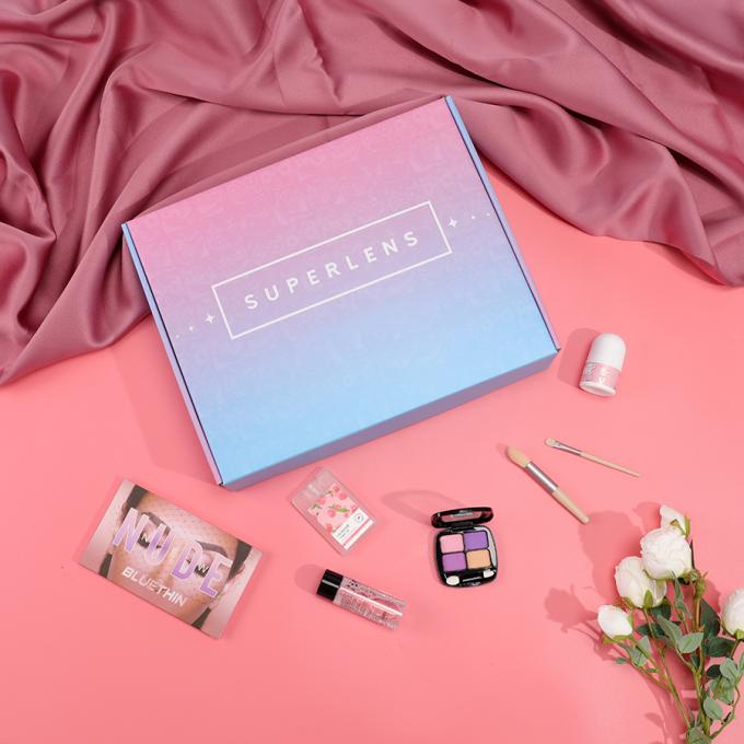 Commande personnalisée Carton kraft pliant emballage cadeau ondulé Boîtes postales 10