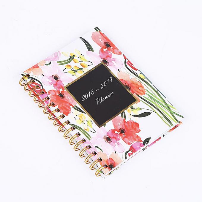 L'école d'impression CMYK à couverture rigide Academic Inspirational Weekly Planner Notebook en papier 1
