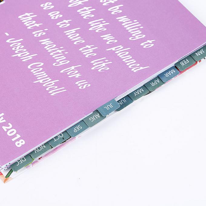 L'école d'impression CMYK à couverture rigide Academic Inspirational Weekly Planner Notebook en papier 3