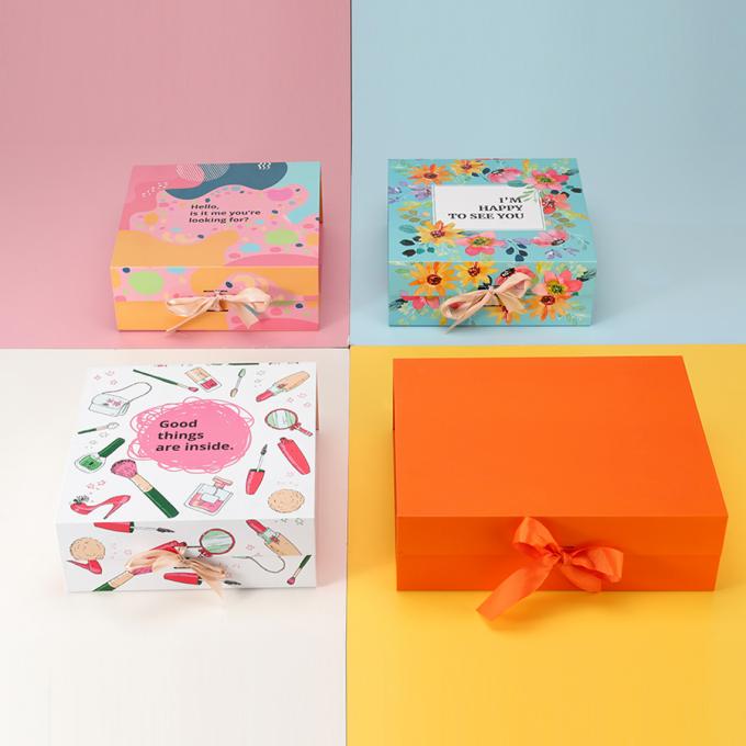 Impression en couleur CMYK Pantone Impression personnalisée Grand emballage cadeau Boîte en papier pour vêtements Vêtements 7