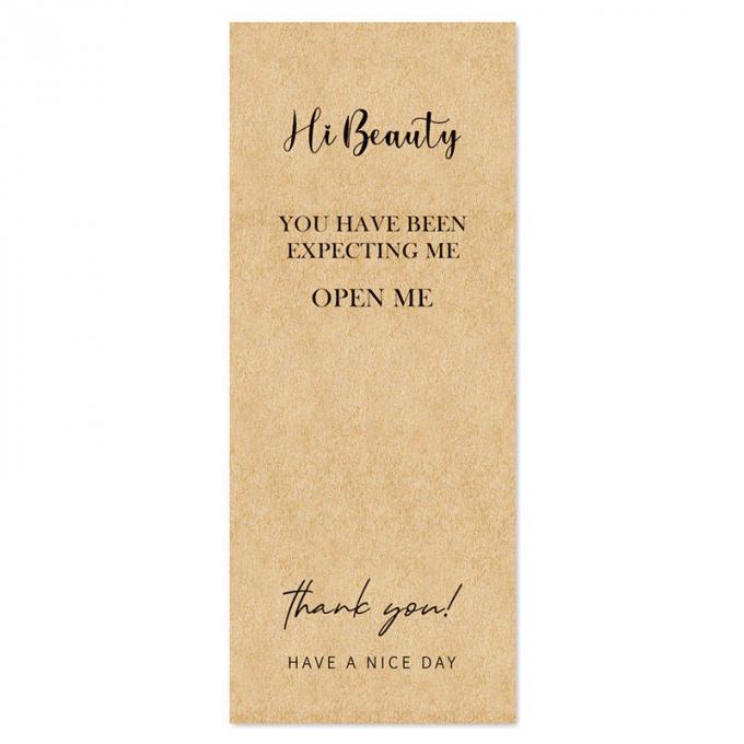 Étiquette auto-adhésive rectangulaire personnalisée Boîte d'emballage avec UV et impression extérieure 4