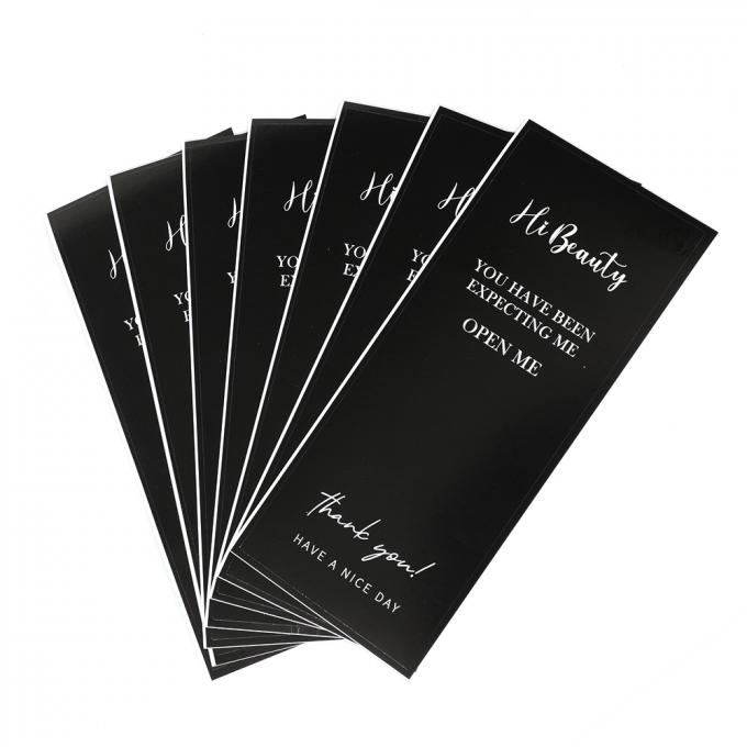 Résistant à l'eau Package Rectangle Seal Autocollant Personnalisé Commande acceptée Pour Strong Box 4