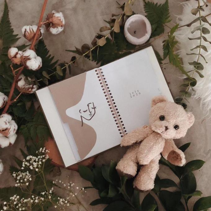 Cacher un cahier en couverture dure en spirale, imprimer un plan hebdomadaire avec 80 feuilles de pages intérieures 7