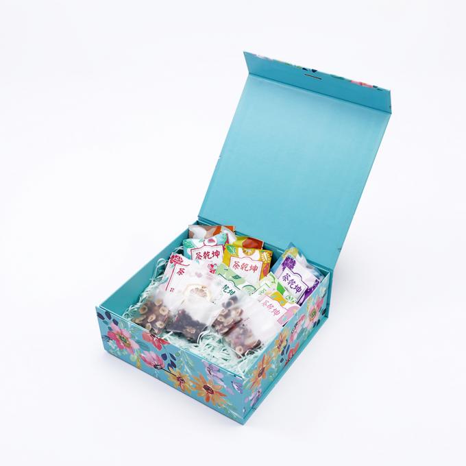 Taille personnalisée acceptée boîte cadeau pliable magnétique avec impression CMYK Pantone 8