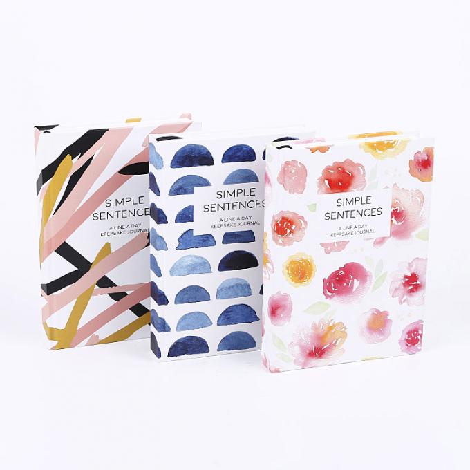 Couverture en carton personnalisé Taille A5 Daté Journal hebdomadaire quotidien Planificateur de journal Couture Liant 2