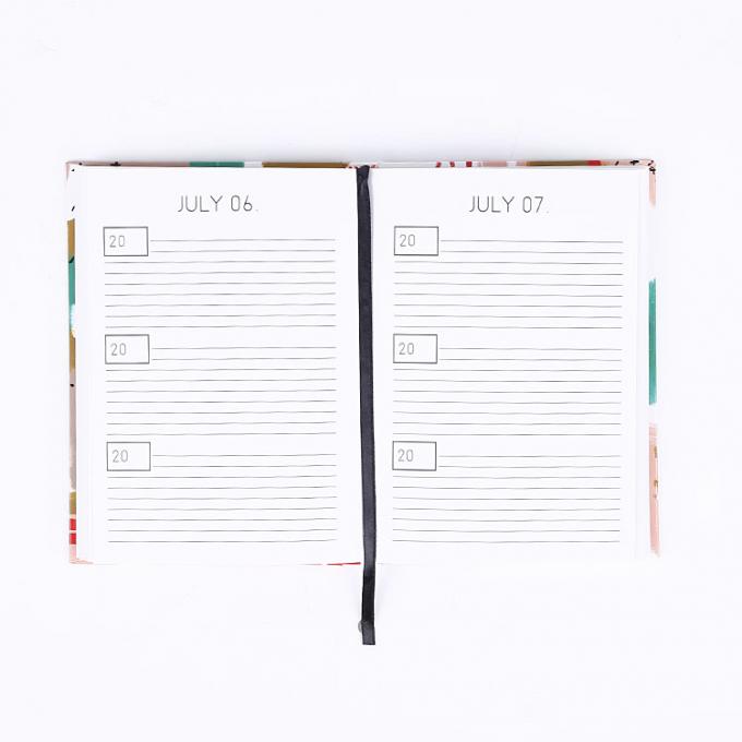 Couverture en carton personnalisé Taille A5 Daté Journal hebdomadaire quotidien Planificateur de journal Couture Liant 3