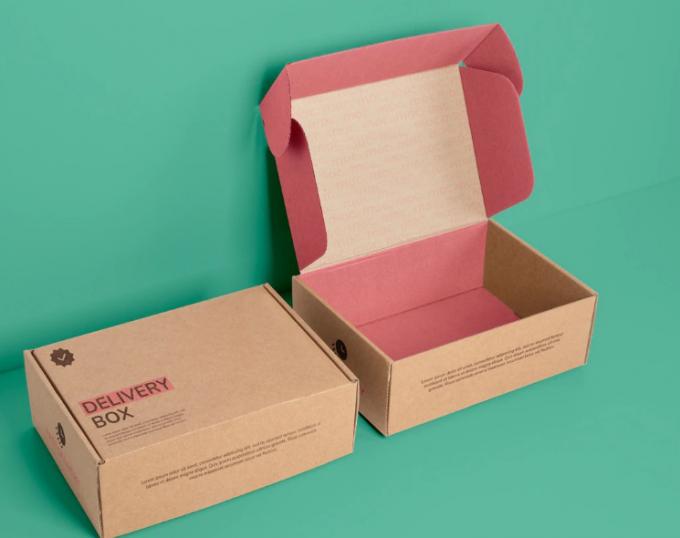 Impression en CMYK en carton et en papier kraft Emballage en carton ondulé Boîtes d'expédition 9