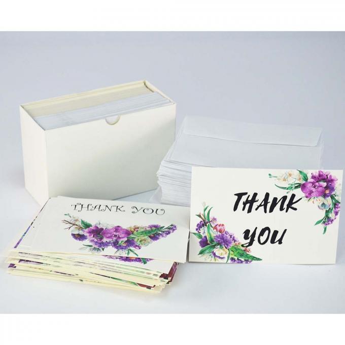 300 grammes de papier revêtu Impression de cartes personnalisées pour les petites entreprises Lamination CMYK Couleur 5