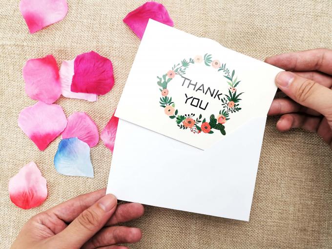 300 grammes de papier revêtu Impression de cartes personnalisées pour les petites entreprises Lamination CMYK Couleur 3