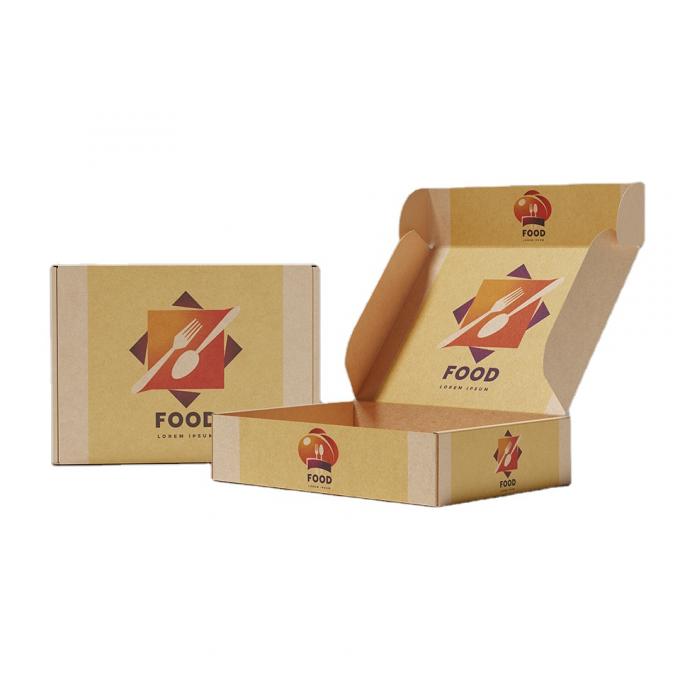 Boîte d'emballage alimentaire Boîte de papier carrée avec conception personnalisée et matériaux écologiques 7