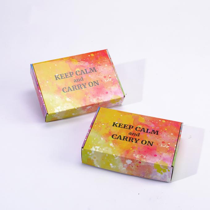Logo personnalisé en carton ondulé rose Lashes Boîte de messagerie pour emballage cadeau industriel 10