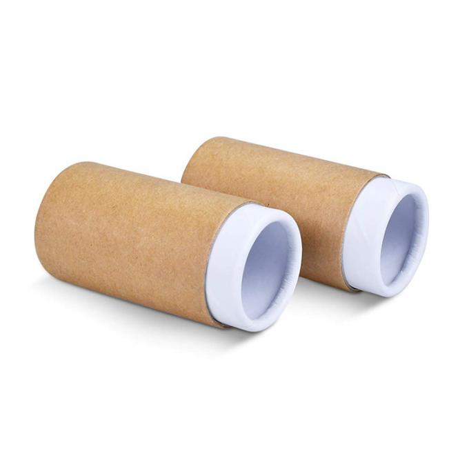 Boîte d'emballage de thé à logo personnalisé recyclable Boîte à tubes en papier kraft 8