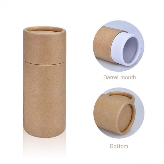 Boîte d'emballage de thé à logo personnalisé recyclable Boîte à tubes en papier kraft 9