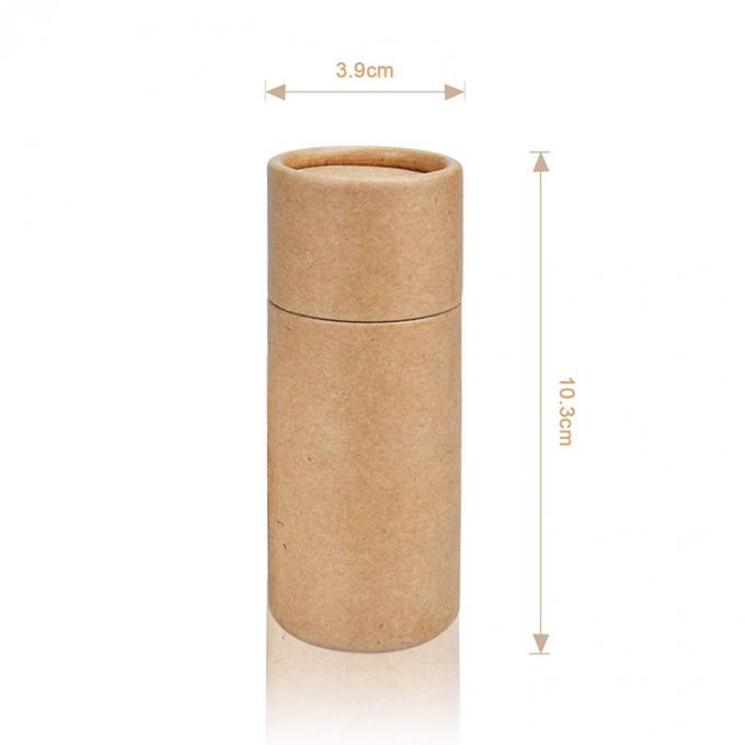 Boîte d'emballage de thé à logo personnalisé recyclable Boîte à tubes en papier kraft 10