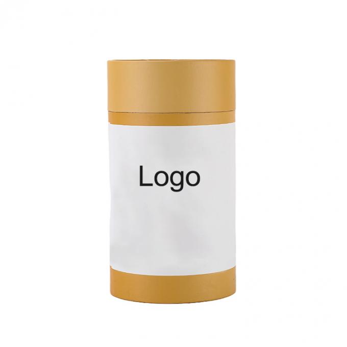 Logo personnalisé Boîte d'emballage en cylindre recyclé de qualité alimentaire 7