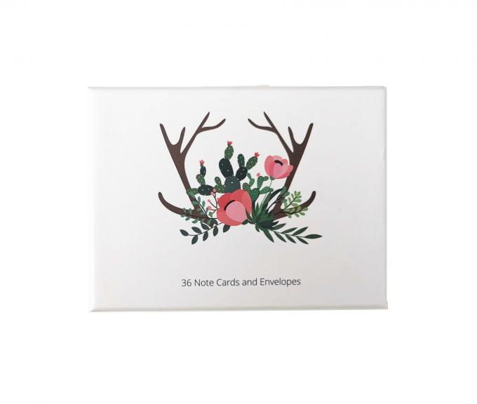 Décoration de mariage Impression de cartes personnalisées 36 packs Impression de cartes de notes florales 3
