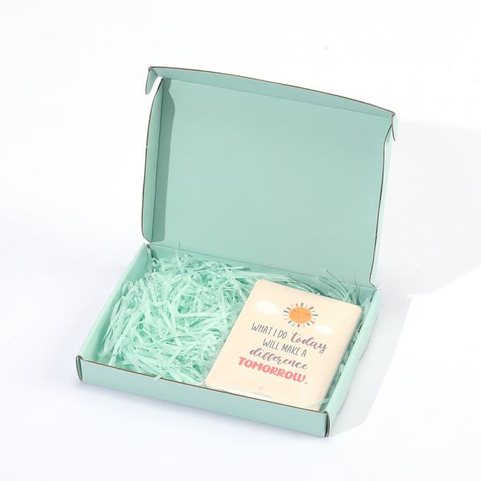 Vêtements Emballage cadeau Carton Boîte d'abonnement Boîte d'expédition verte 7