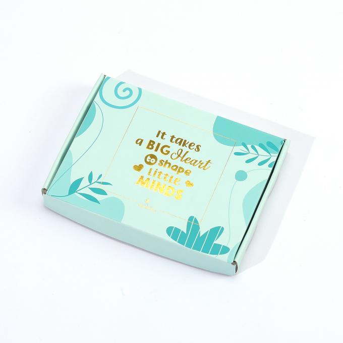 Vêtements Emballage cadeau Carton Boîte d'abonnement Boîte d'expédition verte 8