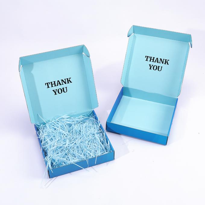 Boîte à lettres pliable recyclée imprimée sur mesure avec logo Pour cadeau d'abonnement en carton 6