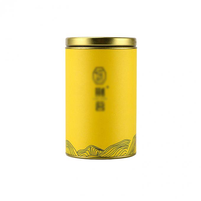Impression en couleur CMYK Pantone Boîte d'emballage cylindrique ronde avec noyau en papier kraft dur 4