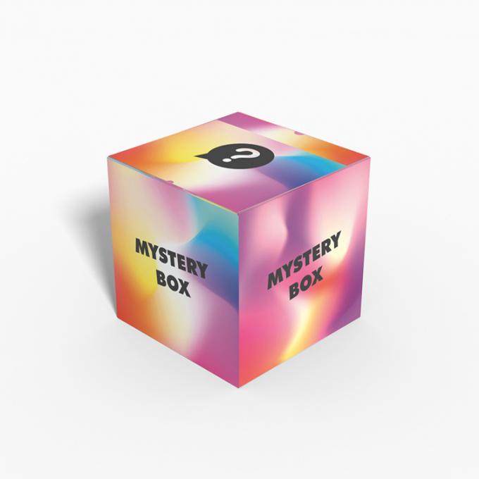 Cadeau personnalisé pliable secret Caja mystérieuse boîte de papier innovant paquet vide 6