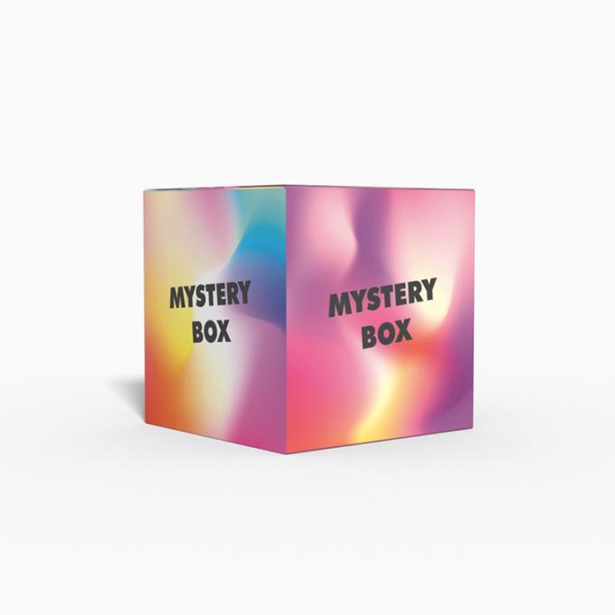 Cadeau personnalisé pliable secret Caja mystérieuse boîte de papier innovant paquet vide 7