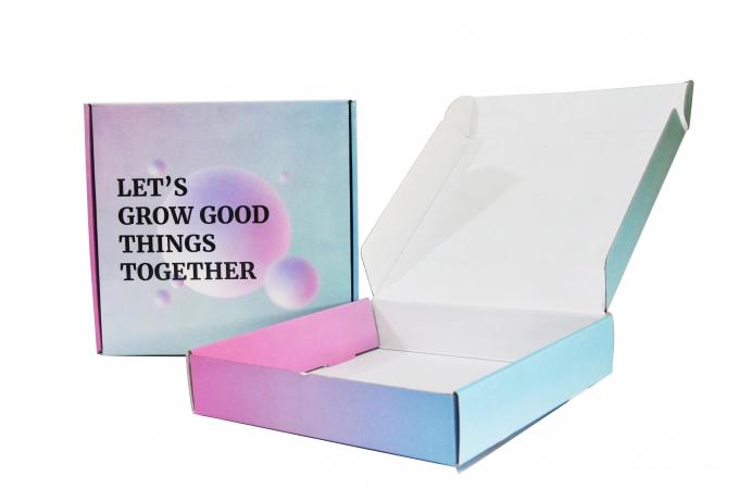 Boîte cadeau cosmétique auto-érigée Boîte de papier carton 6