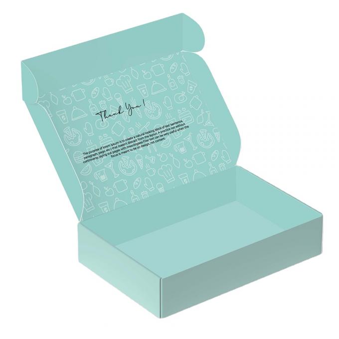 Boîtes d'expédition en carton imprimées avec logo personnalisé pour l'emballage de tissu cadeau de différentes tailles 8