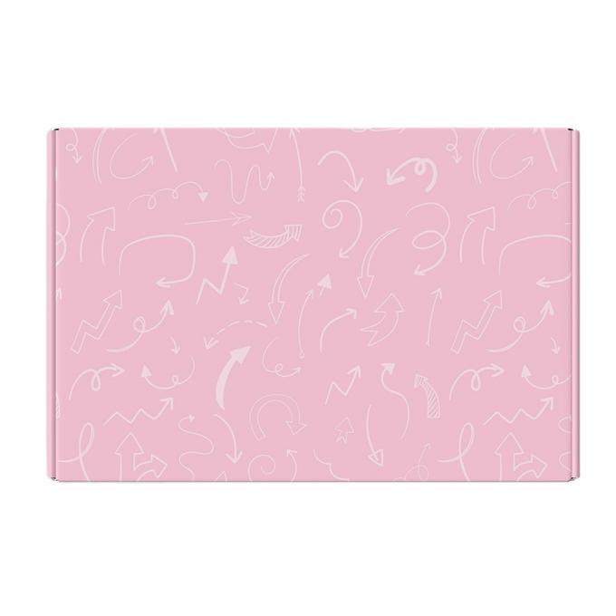 Boîtes de papier à colorier en carton ondulé Boîtes d'expédition roses 9