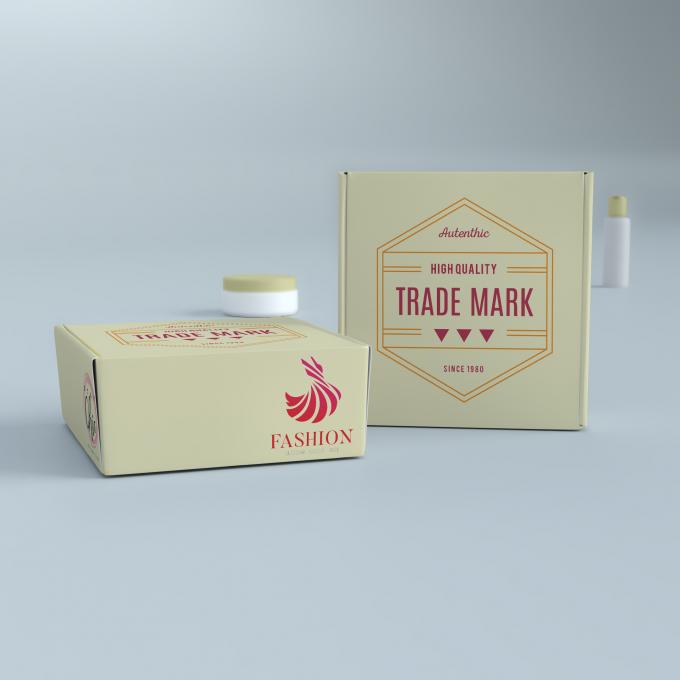 Boîtes d'emballage de maquillage cosmétique écologique en carton ondulé Boîtes postales 9