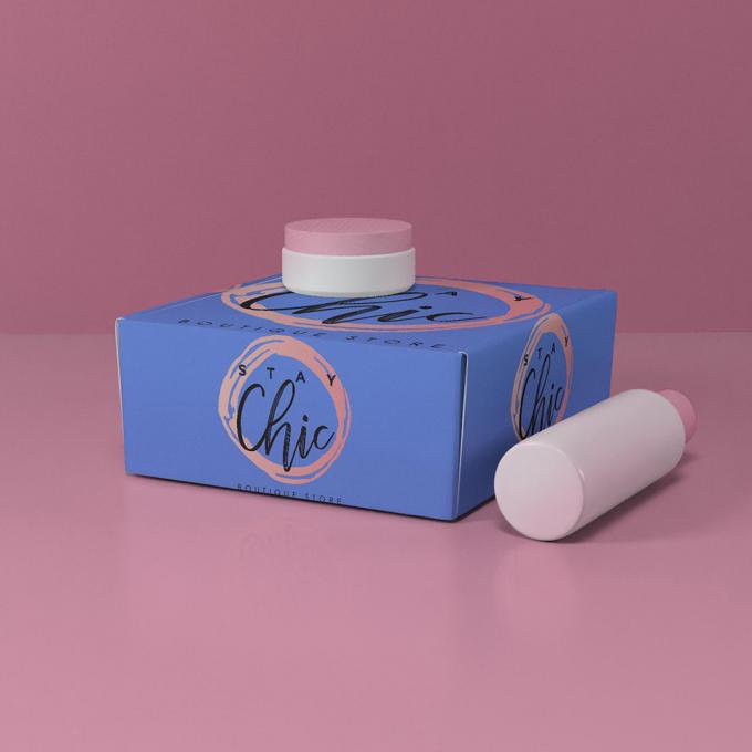 Boîtes d'emballage de maquillage cosmétique écologique en carton ondulé Boîtes postales 10