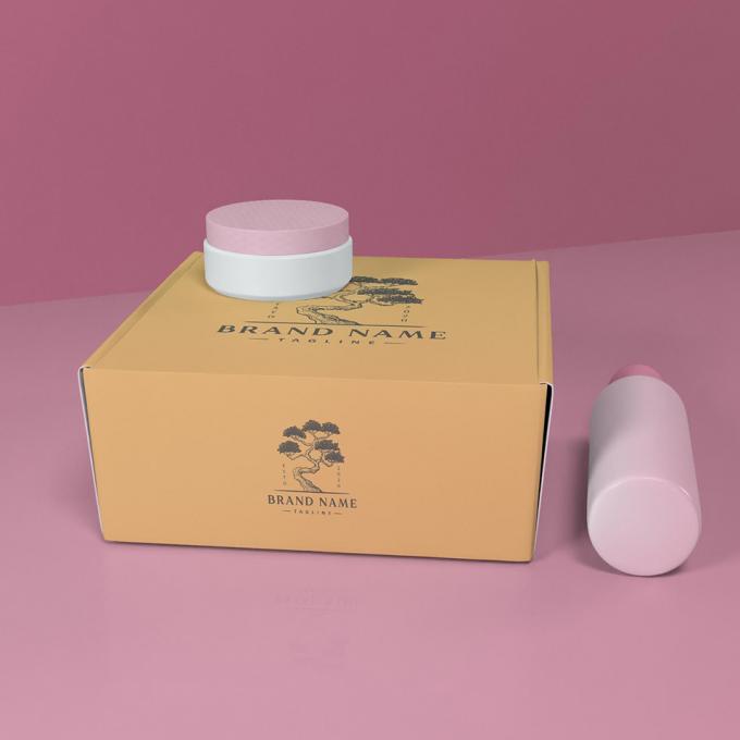 Boîtes d'emballage de maquillage cosmétique écologique en carton ondulé Boîtes postales 12