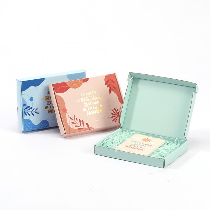 Vêtements Emballage cadeau Carton Boîte d'abonnement Boîte d'expédition verte 9