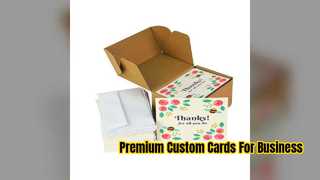 Cartes de remerciement professionnelles personnalisées, impression professionnelle