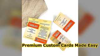 Cartes de remerciement personnalisées Impression UV et offset premium